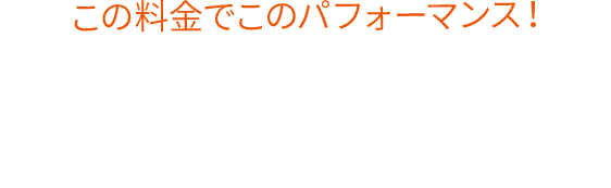 この料金でこのパフォーマンス！使い放題MAX 5G/4G